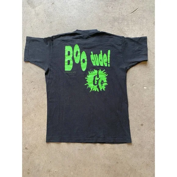 Vintage Goosebumps Box Logo Halloween Horror 90s TV Show Tee FOTL - L